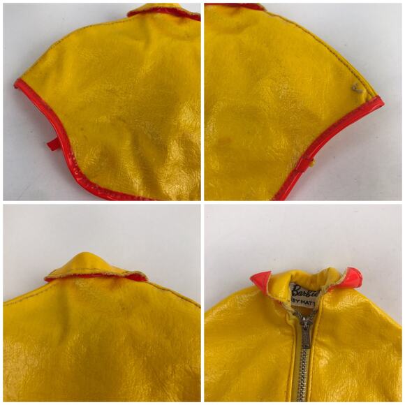 Vintage Mattel Barbie Poncho Put-On #3411 1970s Doll Jumpsuit Hood Boots READ - Picture 14 of 15